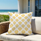 Sebastine Sea Shell Square Indoor/Outdoor Throw Pillow