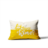 Stevenson But First Lumbar Indoor/Outdoor Throw Pillow