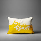 Stevenson But First Lumbar Indoor/Outdoor Throw Pillow