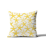 Theba Star Fish Square Indoor/Outdoor Throw Pillow