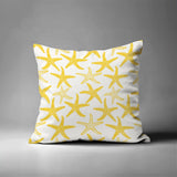 Theba Star Fish Square Indoor/Outdoor Throw Pillow