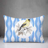 Yellow Finch Indoor/Outdoor Reversible Rectangular Pillow