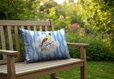 Yellow Finch Indoor/Outdoor Reversible Rectangular Pillow