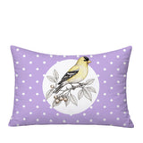 Yellow Finch Indoor/Outdoor Reversible Rectangular Pillow