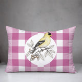 Yellow Finch Indoor/Outdoor Reversible Rectangular Pillow