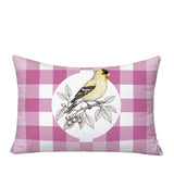 Yellow Finch Indoor/Outdoor Reversible Rectangular Pillow