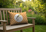 Yellow Finch Indoor/Outdoor Reversible Rectangular Pillow