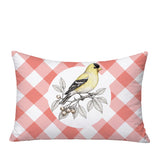 Yellow Finch Indoor/Outdoor Reversible Rectangular Pillow