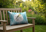 Yellow Finch Indoor/Outdoor Reversible Rectangular Pillow