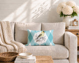 Yellow Finch Indoor/Outdoor Reversible Rectangular Pillow