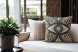 Yimo Microsuede Square Pillow in Gray/Beige - Size 16x16