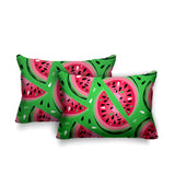 Yumelon No Decorative Addition Outdoor Reversible Throw Rectangular Pillow