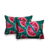 Yumelon No Decorative Addition Outdoor Reversible Throw Rectangular Pillow