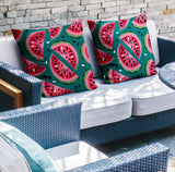 Yumelon Botanical Reversible Indoor/Outdoor Square Pillow