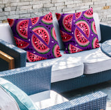 Yumelon Botanical Reversible Indoor/Outdoor Square Pillow