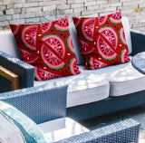 Yumelon Botanical Reversible Indoor/Outdoor Square Pillow