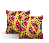 Yumelon Botanical Reversible Indoor/Outdoor Square Pillow