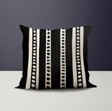 Zaria Striped Reversible Indoor/Outdoor Square Pillow