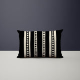 Zaria Striped Reversible Indoor/Outdoor Rectangular Pillow