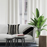 Zaria Striped Reversible Indoor/Outdoor Square Pillow