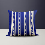 Zaria Striped Reversible Indoor/Outdoor Square Pillow