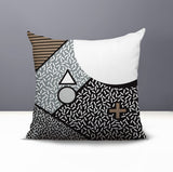 Zestra Abstract Reversible Indoor/Outdoor Square Pillow