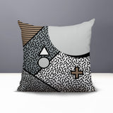 Zestra Abstract Reversible Indoor/Outdoor Square Pillow