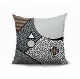 Zestra Abstract Reversible Indoor/Outdoor Square Pillow