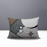 Zestra Abstract Reversible Indoor/Outdoor Lumbar Pillow