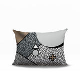 Zestra Abstract Reversible Indoor/Outdoor Lumbar Pillow
