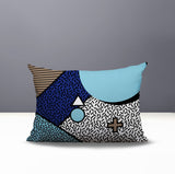 Zestra Abstract Reversible Indoor/Outdoor Lumbar Pillow