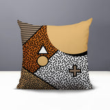 Zestra Abstract Reversible Indoor/Outdoor Square Pillow