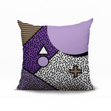 Zestra Abstract Reversible Indoor/Outdoor Square Pillow