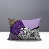 Zestra Abstract Reversible Indoor/Outdoor Lumbar Pillow