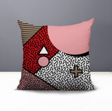 Zestra Abstract Reversible Indoor/Outdoor Square Pillow
