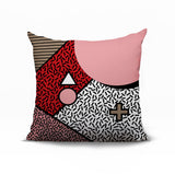 Zestra Abstract Reversible Indoor/Outdoor Square Pillow