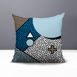 Zestra Abstract Reversible Indoor/Outdoor Square Pillow