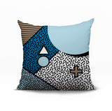 Zestra Abstract Reversible Indoor/Outdoor Square Pillow