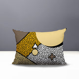 Zestra Abstract Reversible Indoor/Outdoor Lumbar Pillow