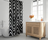 Zig Zaggy Shower Curtain