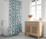 Zig Zaggy Shower Curtain