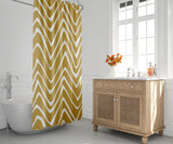 Zig Zaggy Shower Curtain