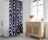 Zig Zaggy Shower Curtain