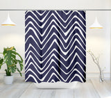 Zig Zaggy Shower Curtain