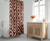 Zig Zaggy Shower Curtain
