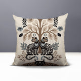 Zim Leopard Reversible Indoor/Outdoor Square Pillow