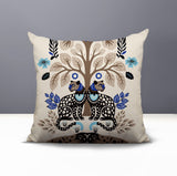 Zim Leopard Reversible Indoor/Outdoor Square Pillow