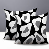 Ziny Zebra Print Indoor/Outdoor Reversible Square Pillow
