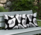 Ziny Zebra Print Indoor/Outdoor Reversible Rectangular Pillow