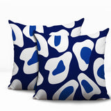 Ziny Zebra Print Indoor/Outdoor Reversible Square Pillow